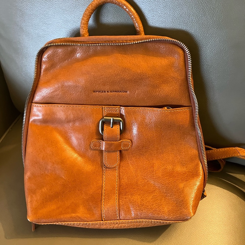 Spikes & Sparrow Leather Backpack